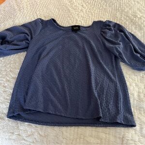 Beautiful blue house with 3/4” sleeves